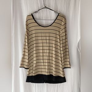 Cable & Gauge Ruched Back Shirt